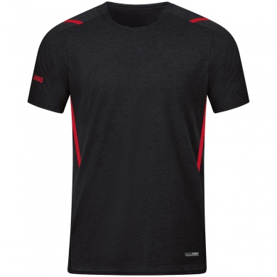 JAKO Sport-Tshirt Challenge - Polyester-Stretch-Jersey schwarz/rot Jungen